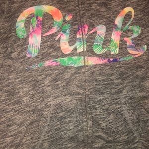 victoria secret pink zip up hoodie